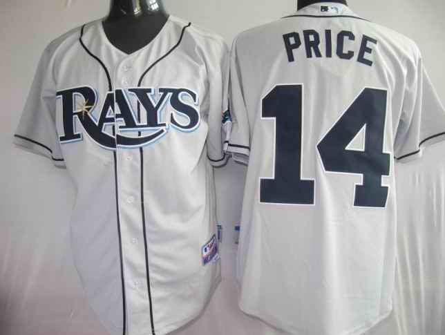 Price Tampa Bay Rays grey jersey