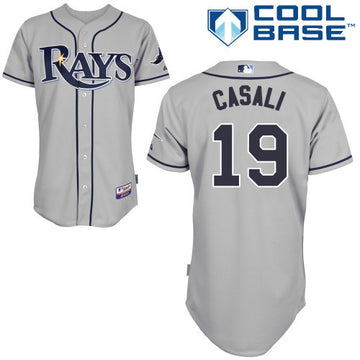 Casali Tampa Bay Rays grey jersey