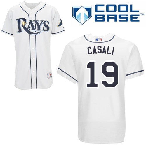 Casali Tampa Bay Rays white jersey
