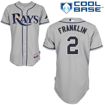 Franklin Tampa Bay Rays grey jersey