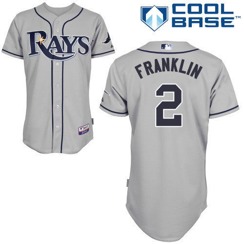 Franklin Tampa Bay Rays grey jersey