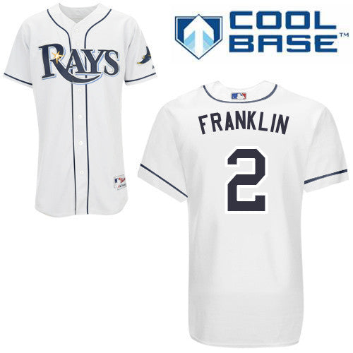 Franklin Tampa Bay Rays white jersey