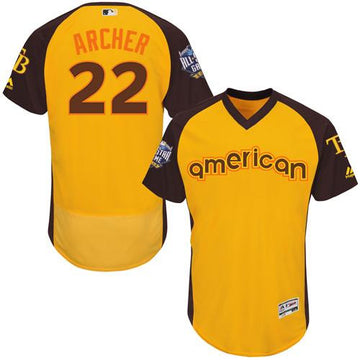 Rays Chris Archer American League All-Star gold All-Star jersey