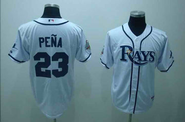Carlos Pena Tampa Bay Rays white jersey