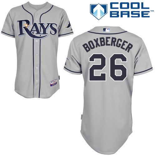 Boxberger Tampa Bay Rays grey jersey