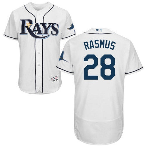 Colby Rasmus Tampa Bay Rays white jersey