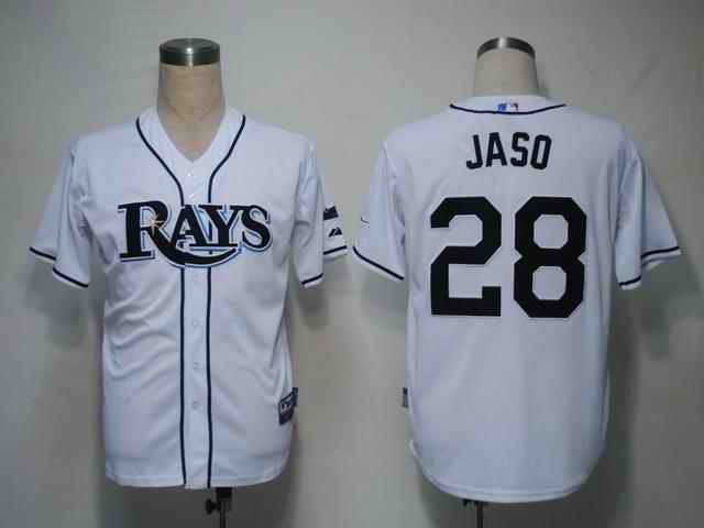 Jaso Tampa Bay Rays white jersey