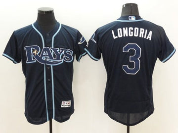 Evan Longoria Tampa Bay Rays blue Authentic jersey