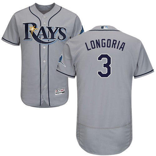Evan Longoria Tampa Bay Rays gray jersey