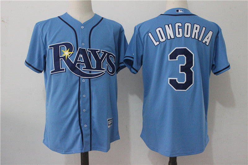 Evan Longoria Tampa Bay Rays blue jersey