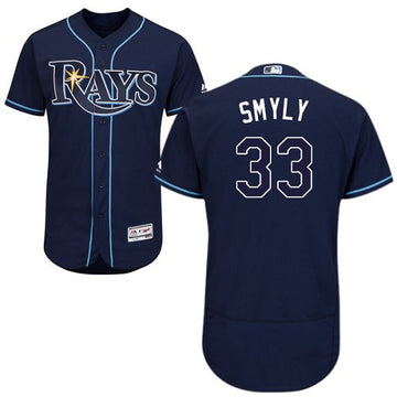 Drew Smyly Tampa Bay Rays navy jersey