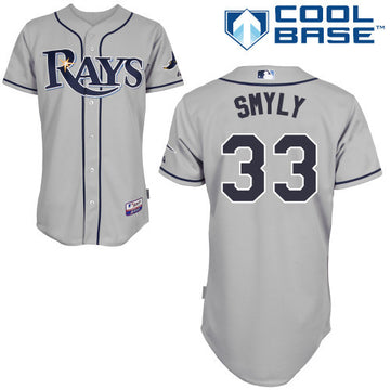 Smyly Tampa Bay Rays grey jersey