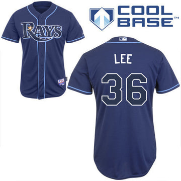 Lee Tampa Bay Rays blue jersey