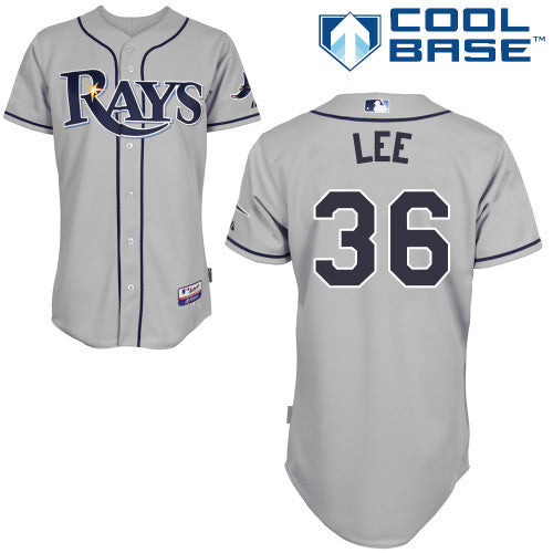 Lee Tampa Bay Rays grey jersey
