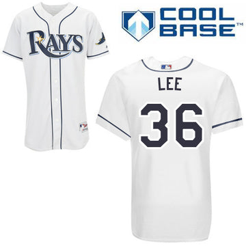 Lee Tampa Bay Rays white jersey