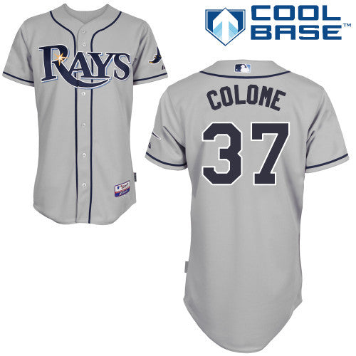 Colome Tampa Bay Rays grey jersey