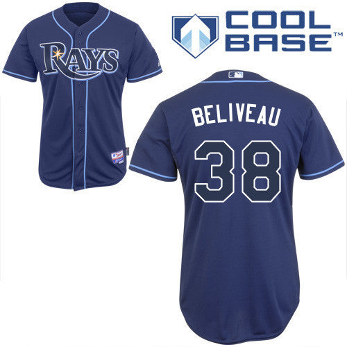 Beliveau Tampa Bay Rays blue jersey