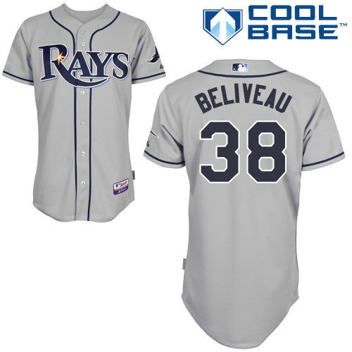 Beliveau Tampa Bay Rays grey jersey