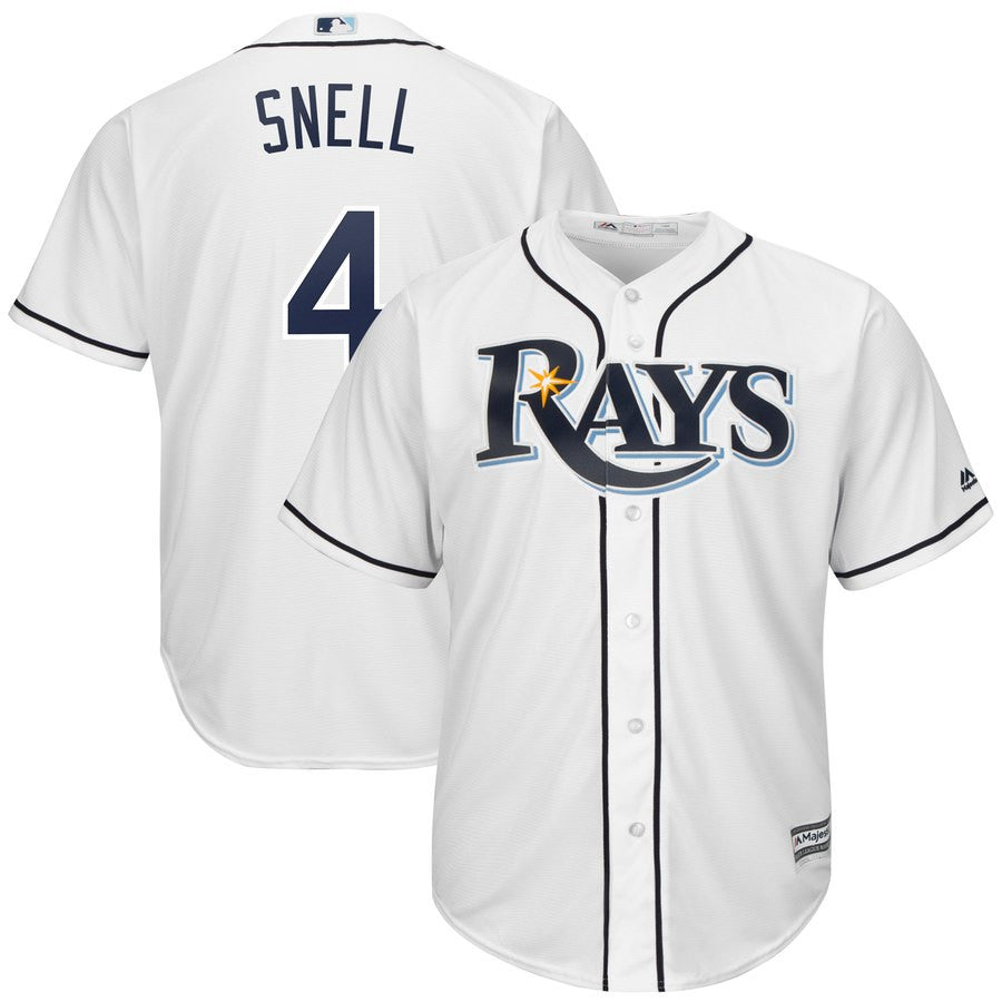 Blake Snell Tampa Bay Rays white jersey