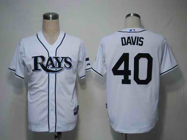 Davis Tampa Bay Rays white jersey