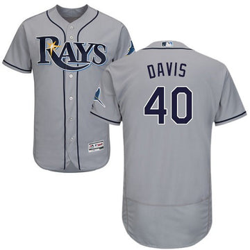 Wade Davis Tampa Bay Rays gray jersey