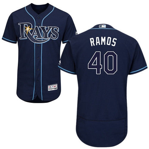 Wilson Ramos Tampa Bay Rays navy jersey