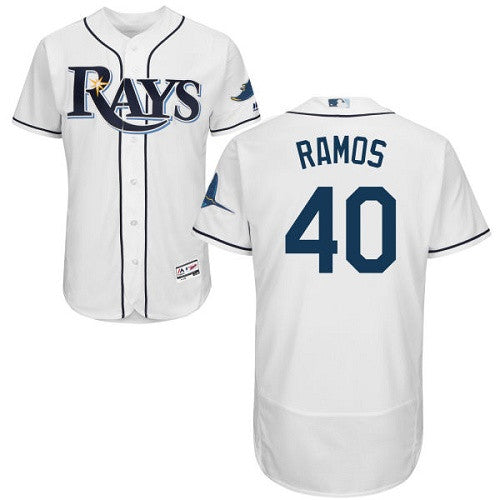 Wilson Ramos Tampa Bay Rays white jersey