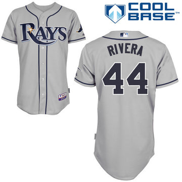 Rivera Tampa Bay Rays grey jersey