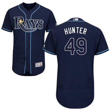 Tommy Hunter Tampa Bay Rays navy jersey