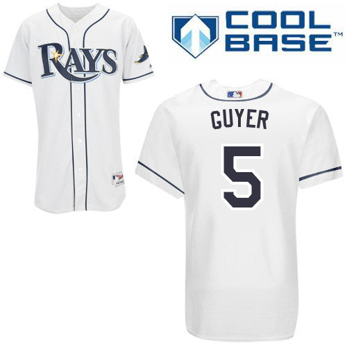 Guyer Tampa Bay Rays white jersey