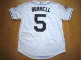 Pat Burrell Tampa Bay Rays white jersey