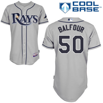 Balfour Tampa Bay Rays grey jersey