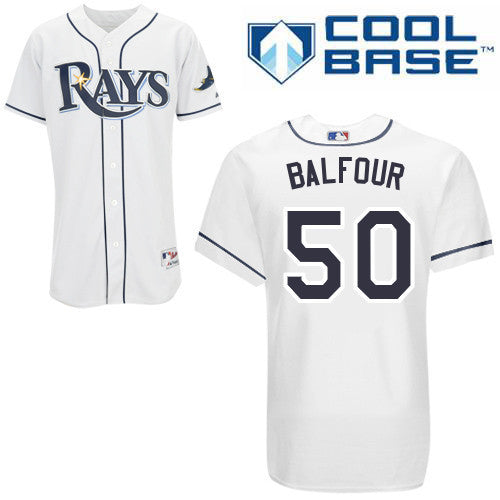 Balfour Tampa Bay Rays white jersey