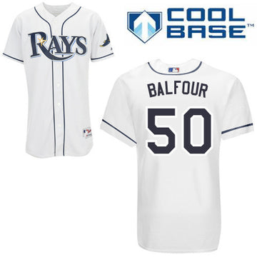 Balfour Tampa Bay Rays white jersey