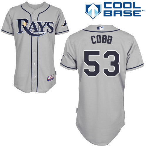 Cobb Tampa Bay Rays grey jersey