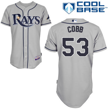 Cobb Tampa Bay Rays grey jersey