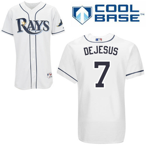 Dejesus Tampa Bay Rays white jersey