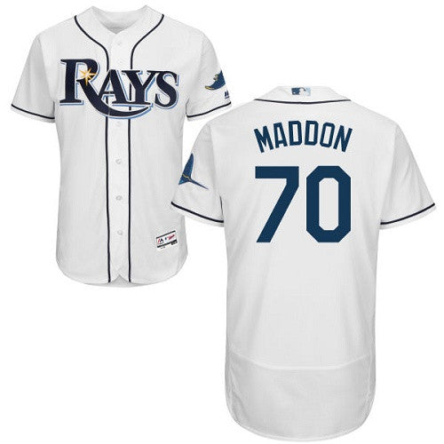 Joe Maddon Tampa Bay Rays white jersey