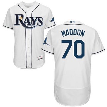 Joe Maddon Tampa Bay Rays white jersey