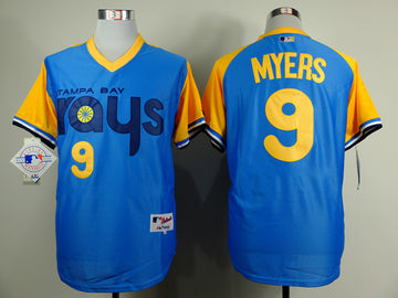 Myers Tampa Bay Rays blue jersey