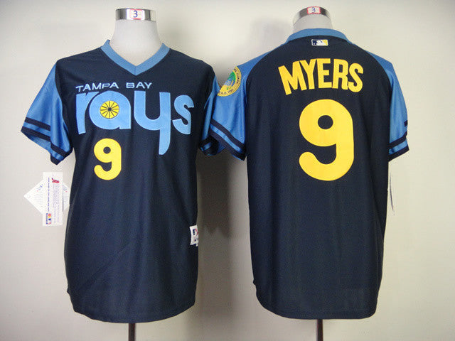 Myers Tampa Bay Rays blue Throwback jersey