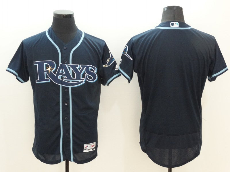 Custom Tampa Bay Rays navy jersey