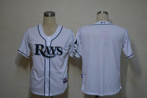 Custom Tampa Bay Rays white jersey