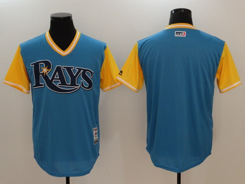 Majestic Tampa Bay Rays blue jersey