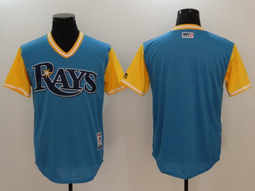 Majestic Tampa Bay Rays blue jersey