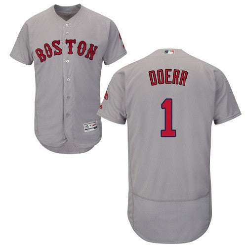 Bobby Doerr Boston Red Sox gray jersey