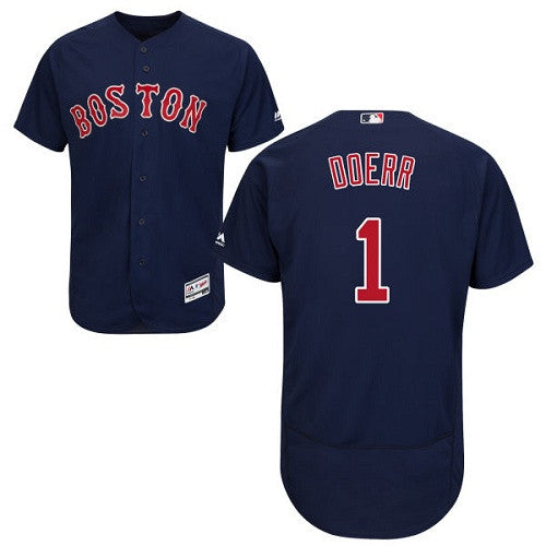 Bobby Doerr Boston Red Sox navy jersey