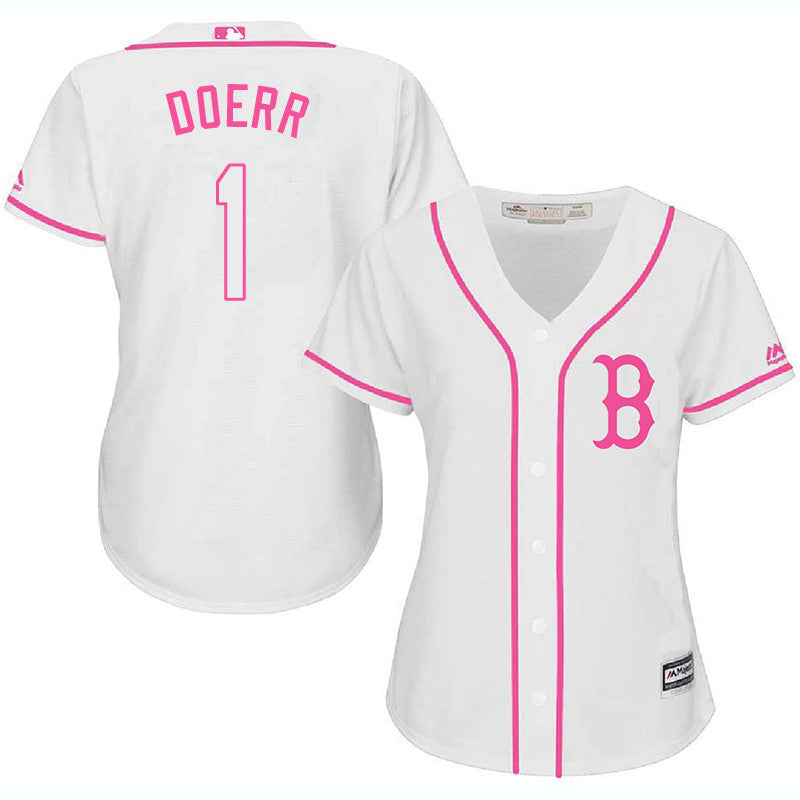 Bobby Doerr Boston Red Sox white jersey
