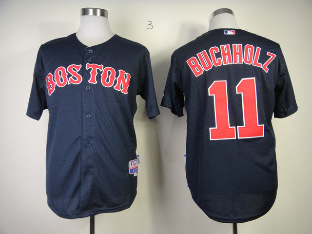Buchholz Boston Red Sox blue jersey