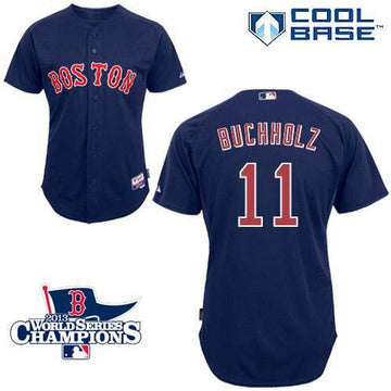 Clay Buchholz Boston Red Sox blue jersey